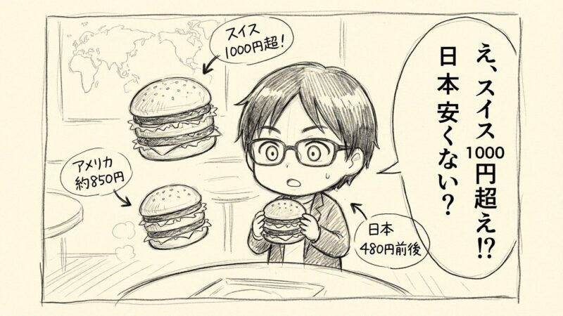 「ビッグマック指数」で見る世界の物価  日本は高い？安い？