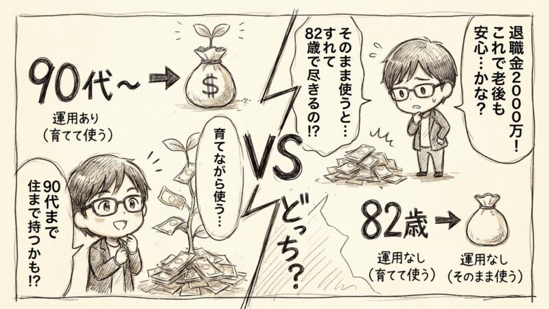 退職金2,000万円、あなたの場合は何歳まで持ちますか?