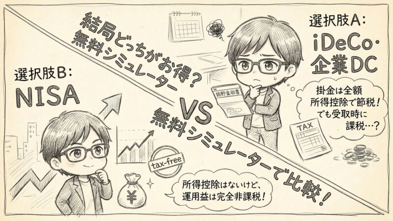 NISA・iDeCo・DC、結局どれがお得？