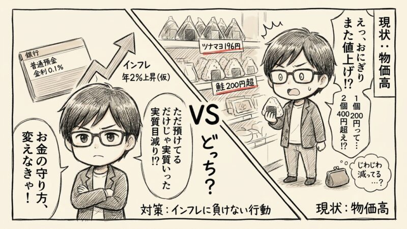 おにぎり1個200円の時代に、私たちはお金をどう守ればいいのか？